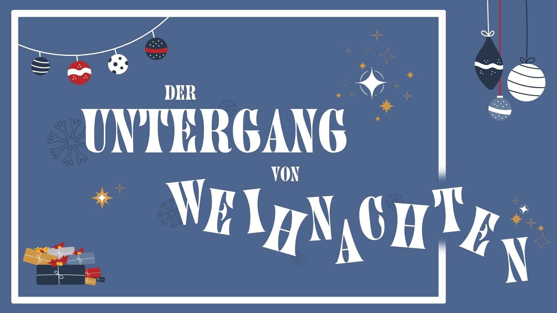 Ich weiss wie Weihnachten funktioniert